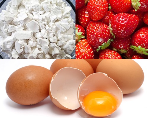 Bột sắn dây, cà chua và trứng gà có thể trị tàn nhang và làm căng da mặt